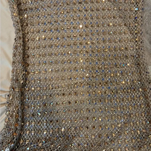 Brand New! Mew Mew Rhinestone Mesh Dress Size Medium - Picture 11 of 16